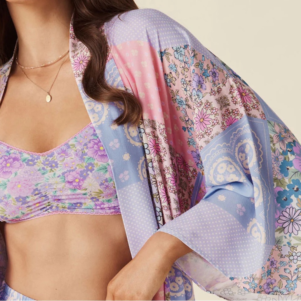 Spell Cha Cha Jacaranda Robe - Picture 4 of 4
